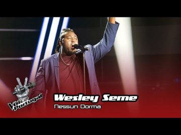 Wesley Seme – “Nessun Dorma” | Prova Cega | The Voice Portugal