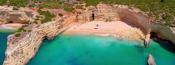 从空中看到的阿尔加维 – 康塞略德拉果阿